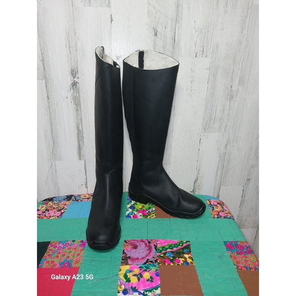 HORZE Aspen Womens Winter Tall Boots Black Size 9.5